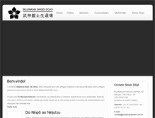 Tablet Screenshot of bujinkan-sp.com.br